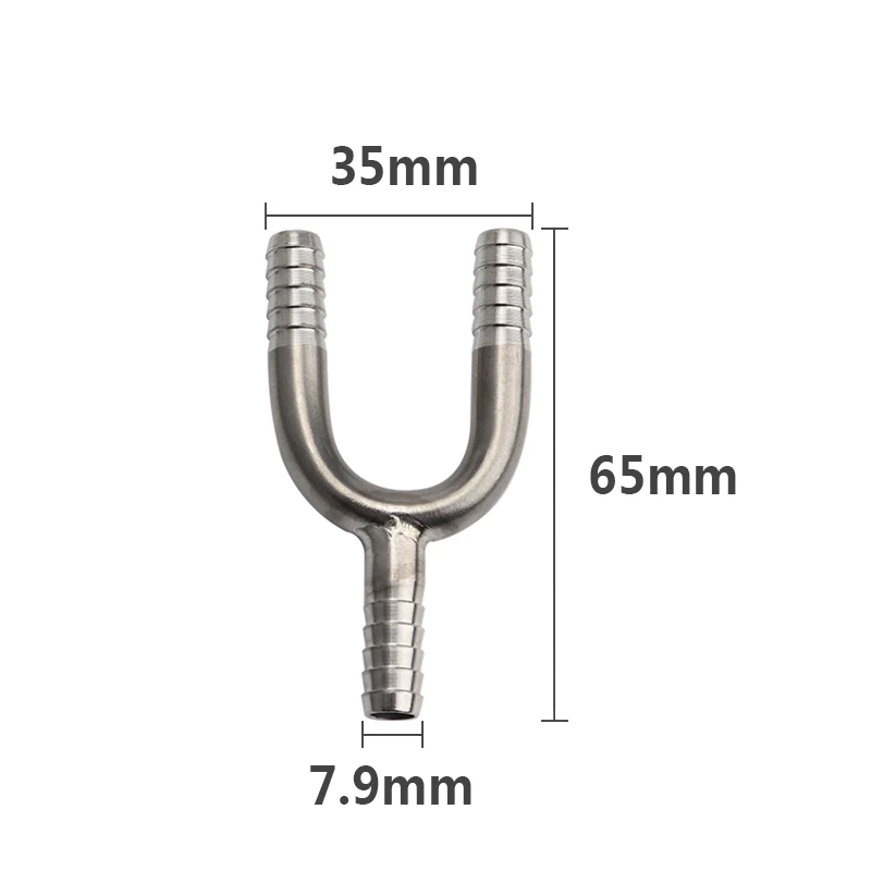 2 шт./лот шланг Splicer тип U образный фитинг, нержавеющая сталь u-образный шланг с колючей фитинг с 8 мм пивной шланг для домашнего пивоварения