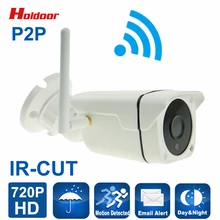 720 P ip-камеры HD wi-fi открытый wateproof cctv камеры системы безопасности, видеонаблюдения, мини-беспроводные камеры ик P2P всепогодный мини дома