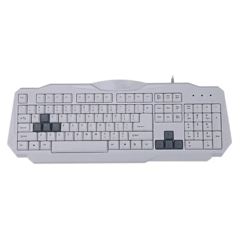 

108 Keys USB Wired Game Light Weight Keyboard Home Matte Feel Surface Computer Gaming Keypad for Desktop Laptop