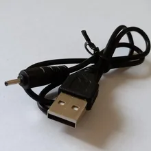 USB мужчина к DC2.0MM Мощность зарядки линии кабель-удлинитель Шнуры Длина: 50 см