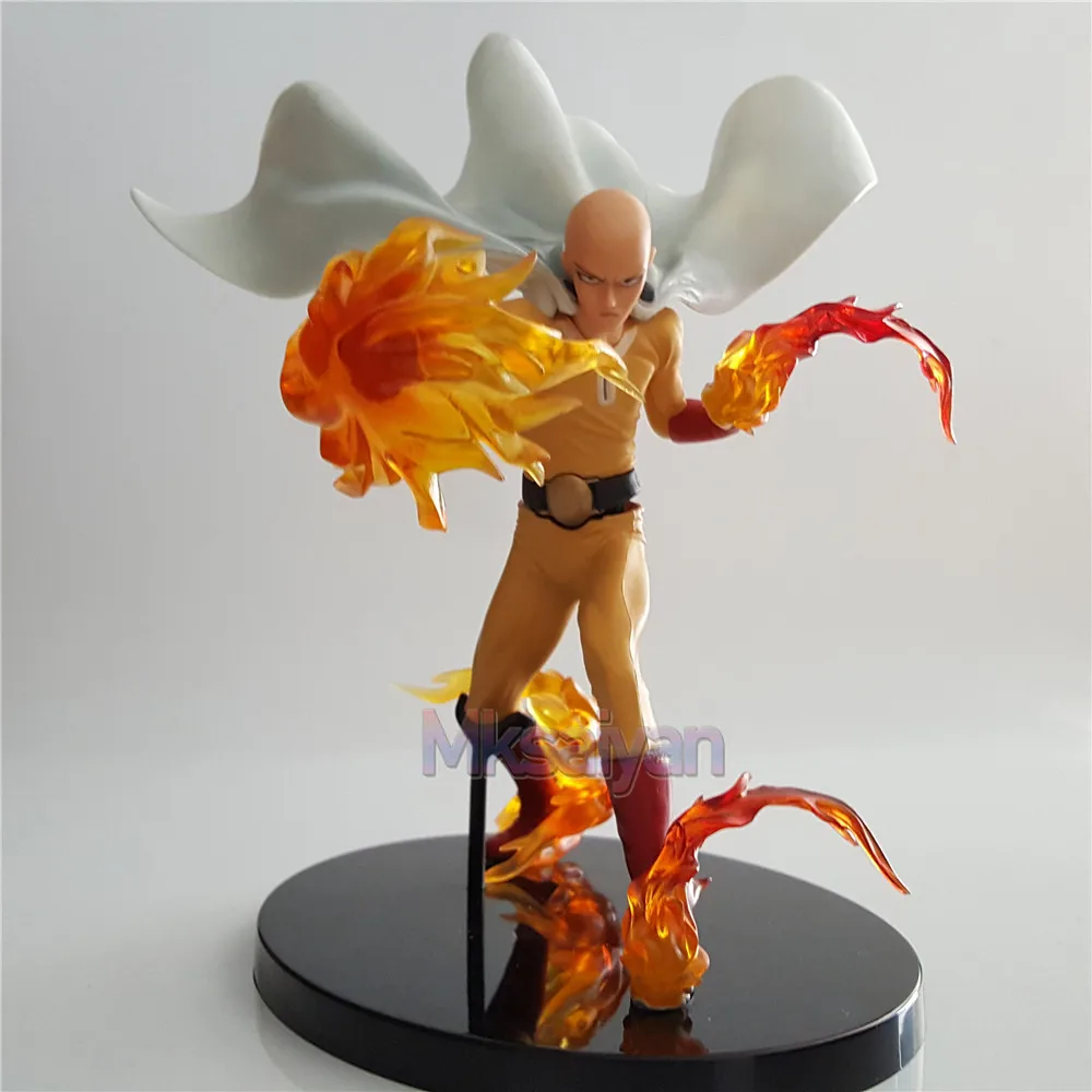 One Punch Man Saitama Sensei DIY Model Collectible DXF Action Figure Hero - Red Effect Power PVC Toy for Children - Anime Figure image 6