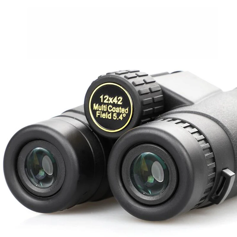 

12x42 Binoculars High Power HD Telescope BAK4 Prism Optical Lenses Outdoor Hunting Bird Watching Camping