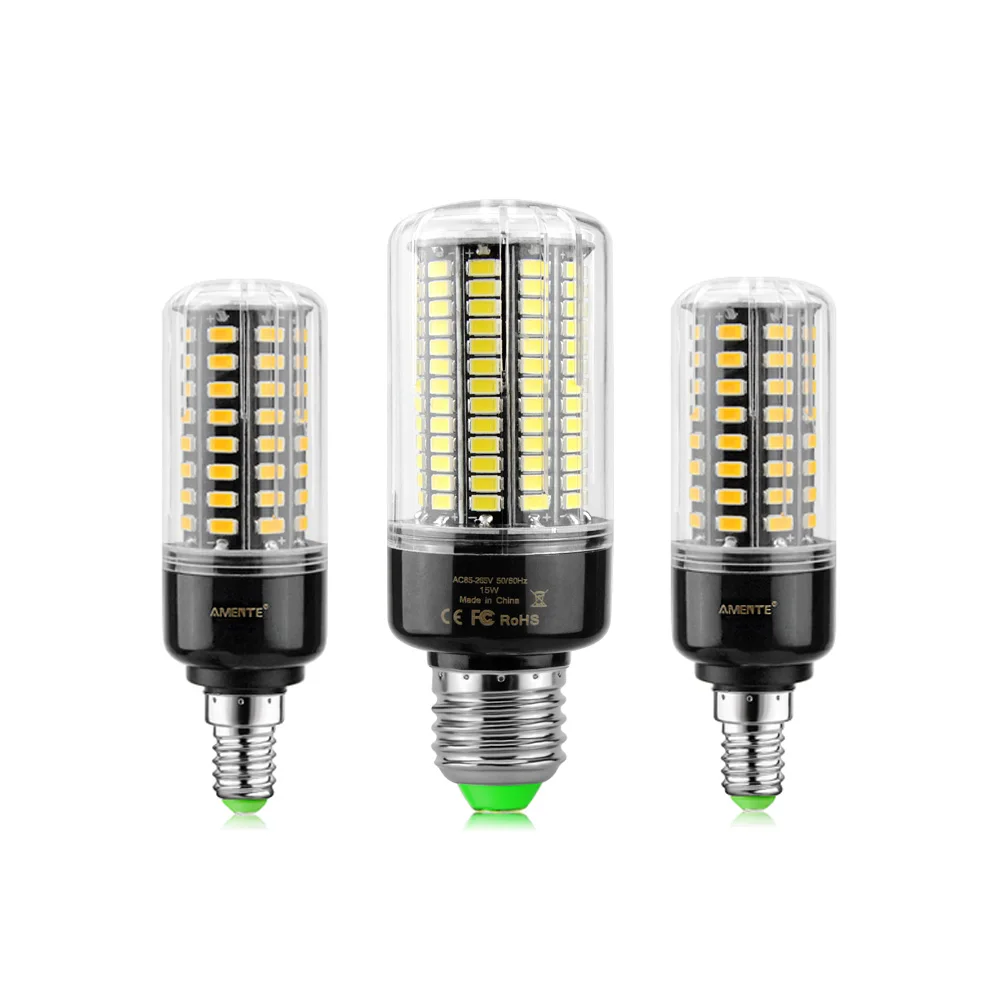 E14 светодиодная лампочка Кукуруза лампы E27 220 V светодиодный кукурузы 5736 SMD 3 5 W 7 8 12