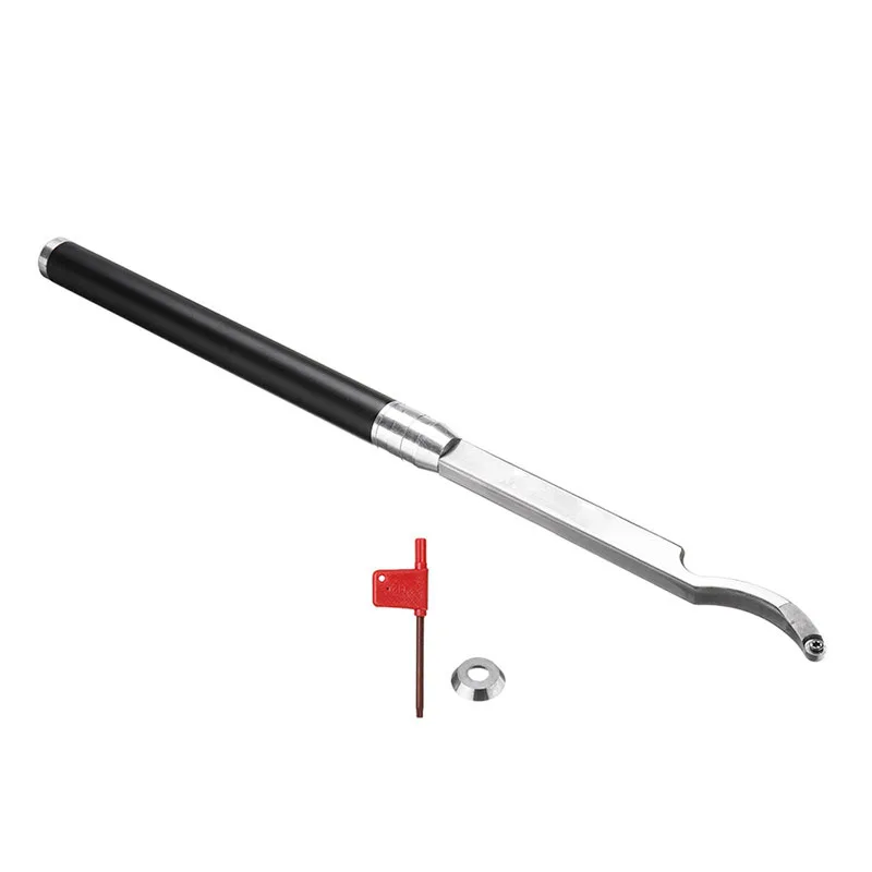 

Hollower Wood Turning Hollowing Hook + Carbide Insert Lathe Cutter Tool For Metal Working Lathe, Turning, Cutting, Threading S