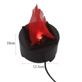

Sell Well Christmas LED Fake Flame Effect Lamp Torch Light Fire Pot Prop Party Hot Street Store Decoration