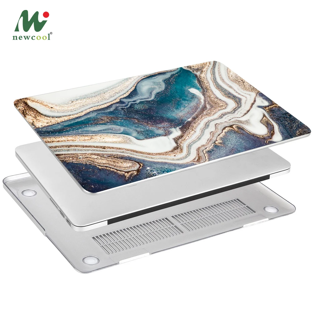 Новый мраморный чехол для MacBook Air Pro retina 12 13 15 mac book 3 4 дюймов ноутбука защитный