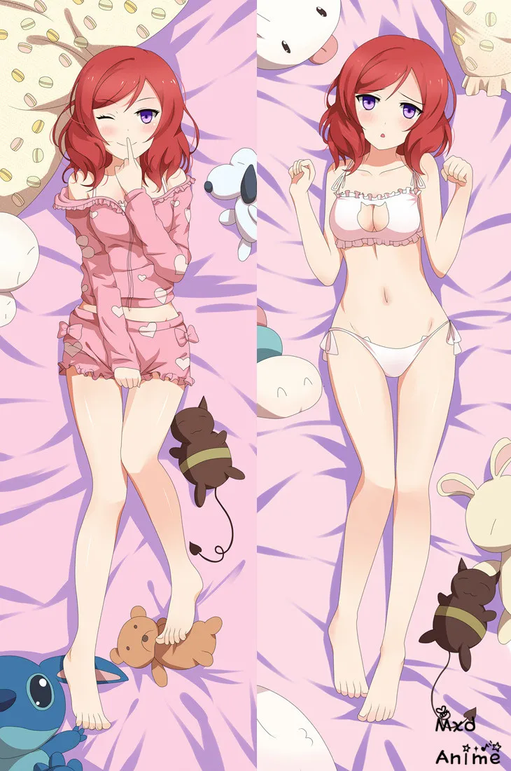 Японское аниме Love Live! Школьный идол проект нишикино Маки дакимакура наволочка