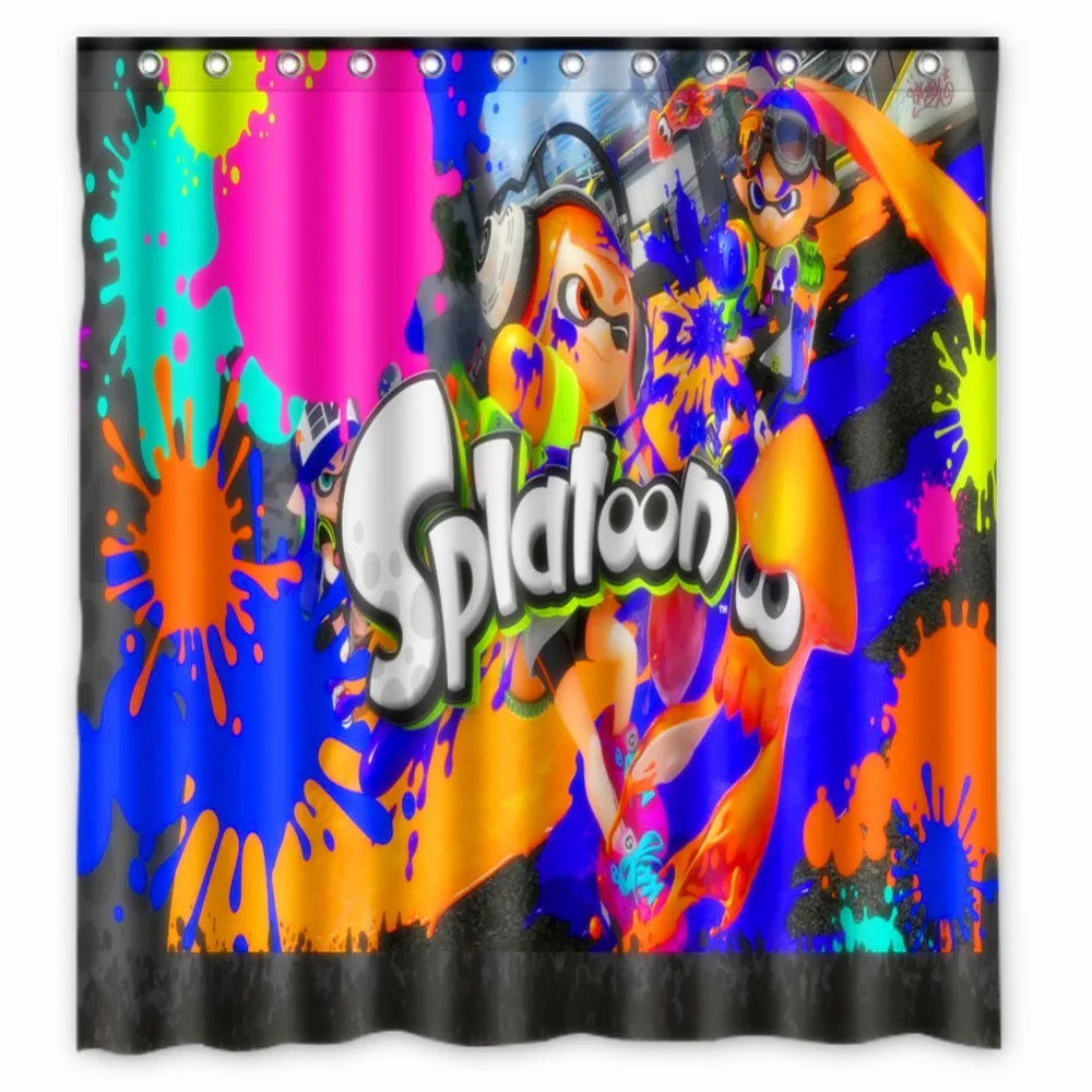 66x72 Splatoon занавеска для душа 72x72 дюймовый Дракон шар Z отбеливатель Сказочный хвост