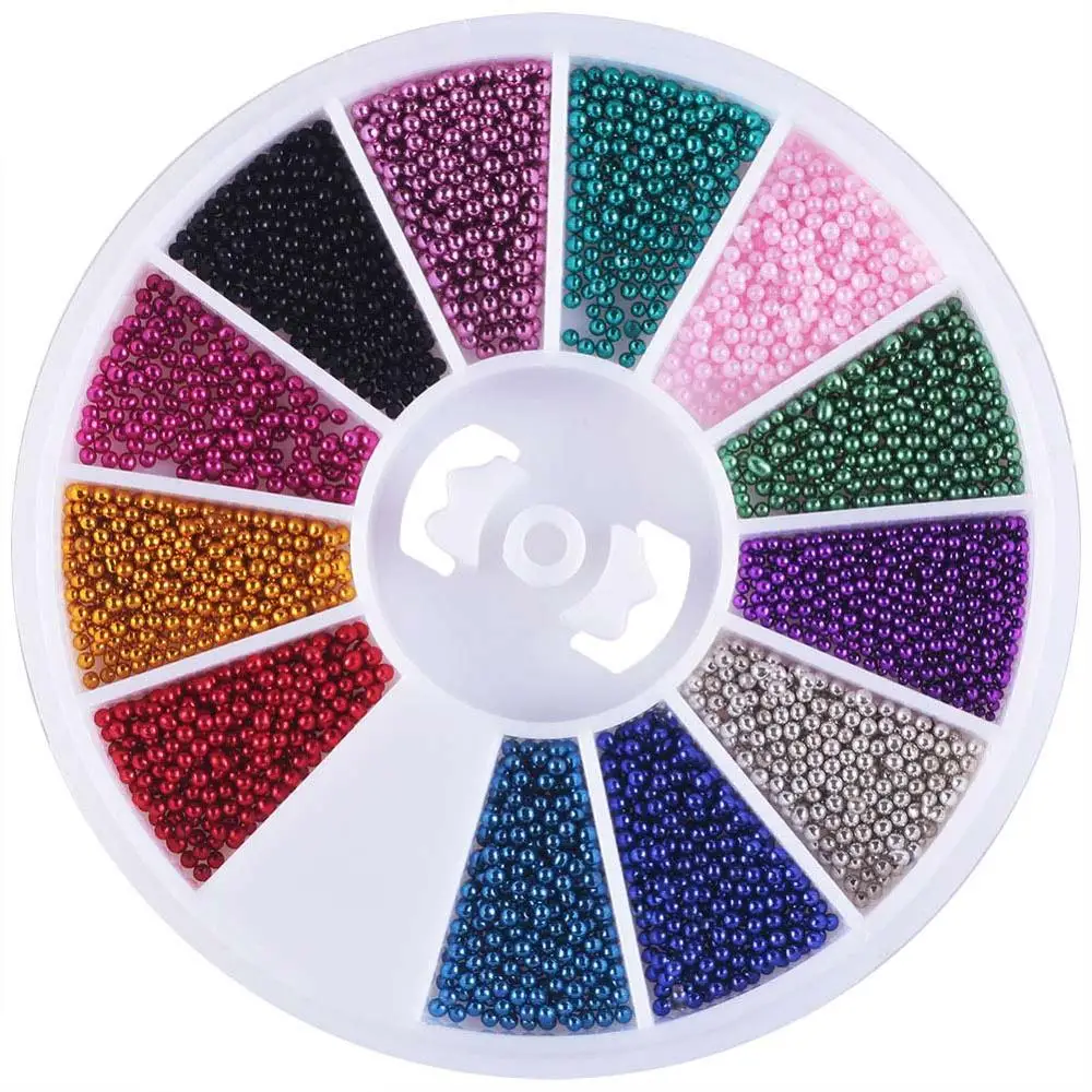 Wheel Crystal Mixed Color Stone Nail Rhinestone 3D Nail Art Decoration Accessories Irregular Beads DIY Design Manicure Diamond - Цвет: 2