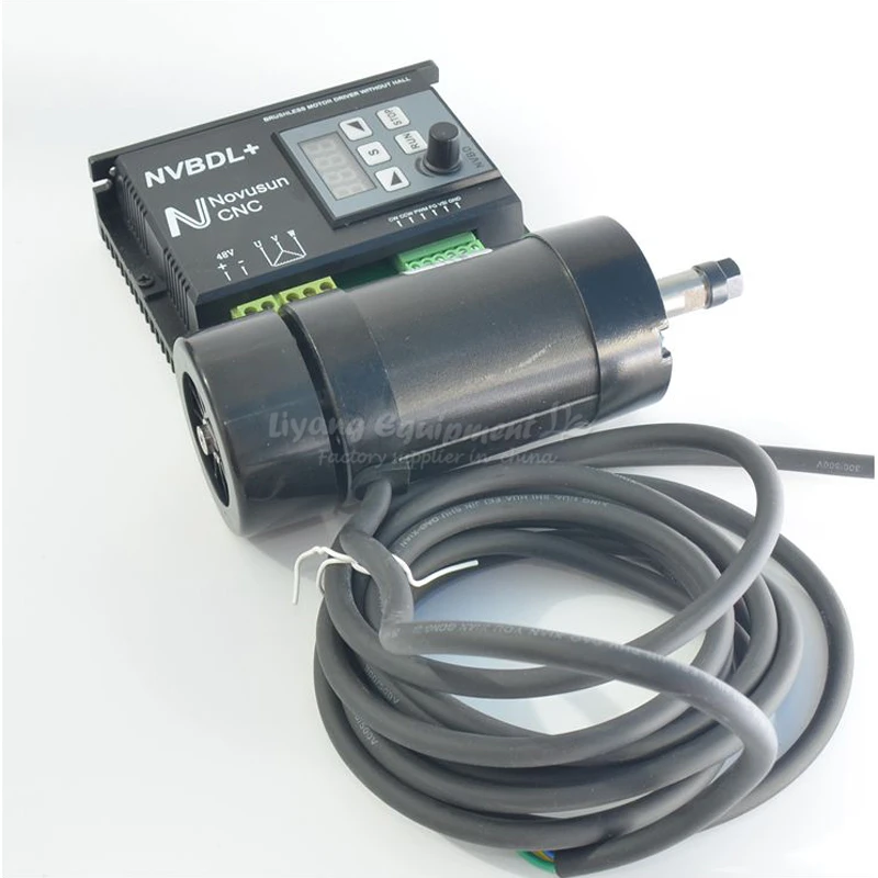 

brushless spindle motor with drive kit control panel for cnc engraving machine C00149
