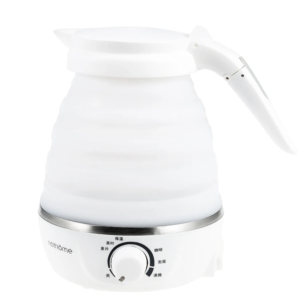 600ML Electric Kettle Travel Folding Electric Kettle Dual Voltage Adjustable Heat Preservation Stainless Steel Water Kettle 600ML Electric Kettle Travel Folding Electric Kettle Dual Voltage Adjustable Heat Preservation Stainless Steel Water Kettle