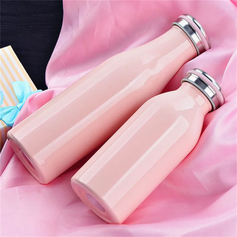 350ml500ml Vacuum Flask Double Wall Stainless Steel Insulated Water Bottle Mug Cup Thermos Great for Cold Drinks Cola Style HJ28 (13)