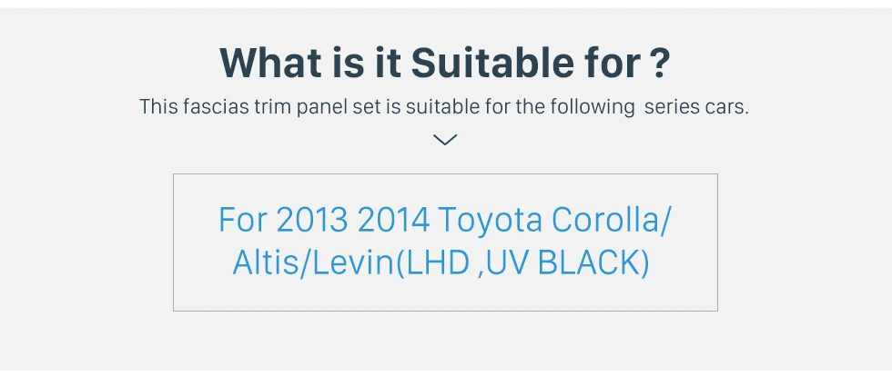Seicane Двойной Дин отделка рамка Радио Фризовая для Toyota Corolla Altis Левин левый стерео плеер Surround Панель