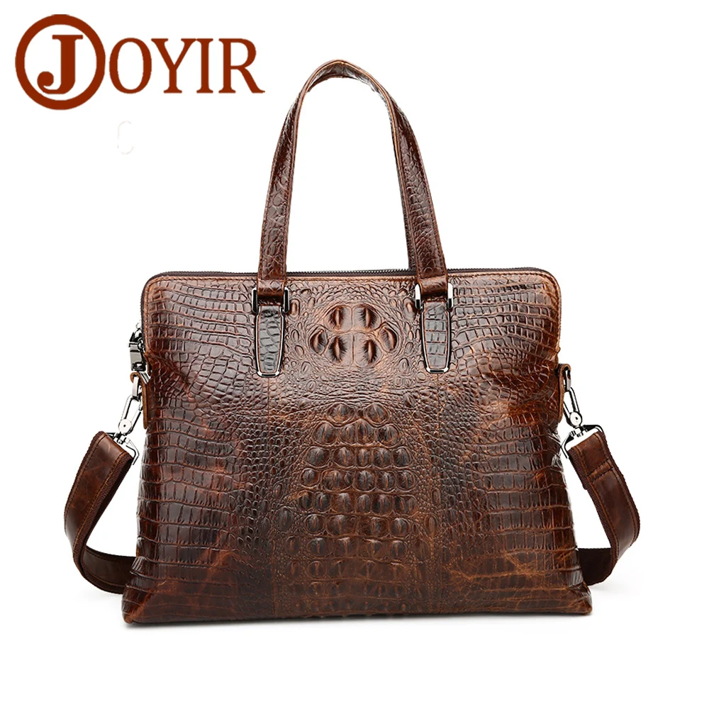 Special  JOYIR Genuine Leather Shoulder ags Business Men Briefcase Bag Brand Laptop Bag Briefcase Male Leath