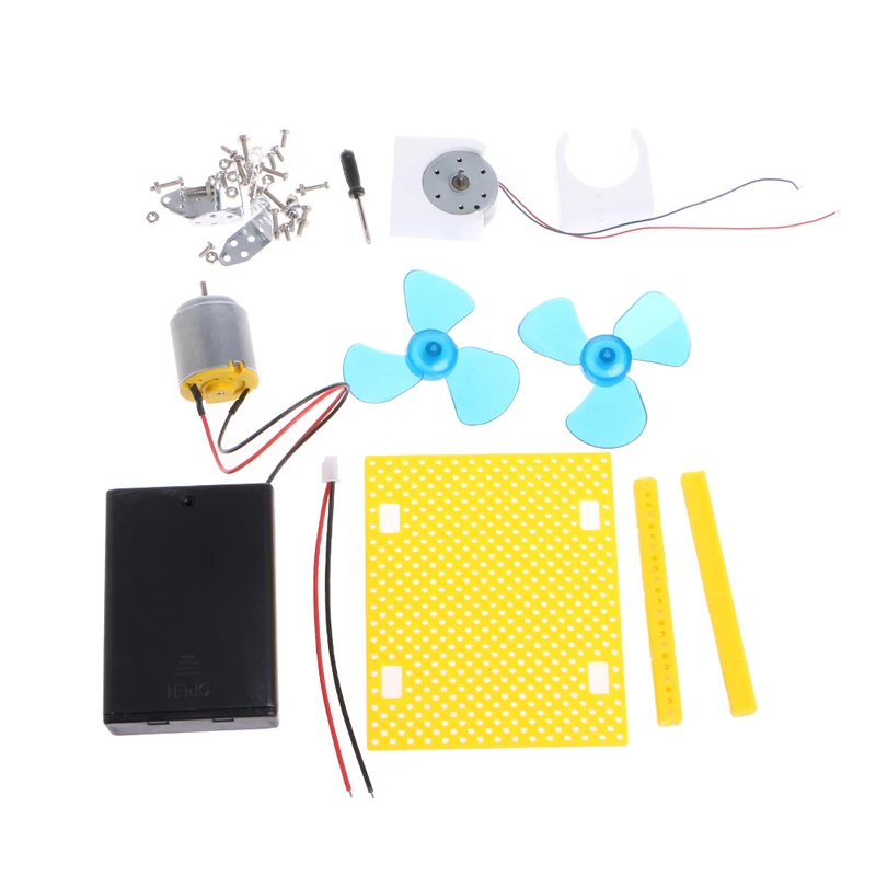 

Mini Kids LED DC AC Education Electric Generator Motor Energy Wind Turbine Power