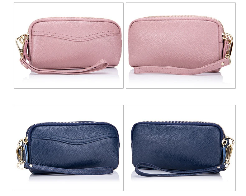 Women genuine leather coin purse 14