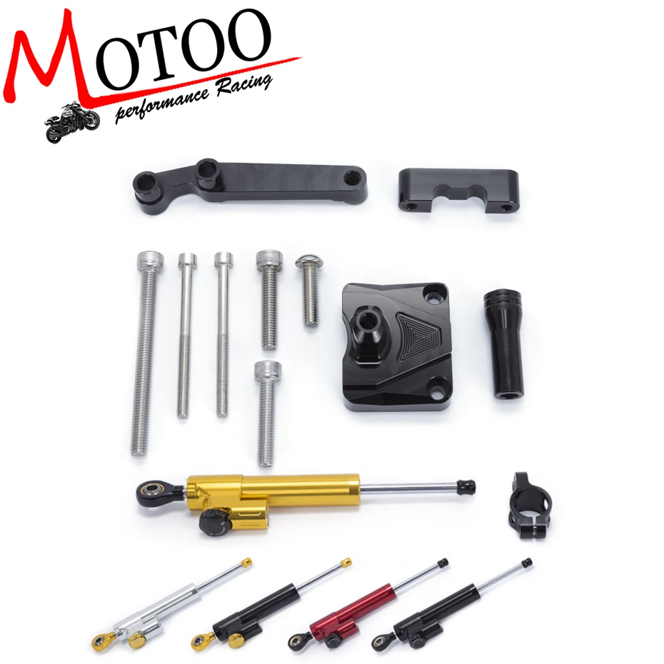 

Motoo - FREE SHIPPING For KAWASAKI NINJA 250R EX250 2008-2012 Motorcycle Aluminium Steering Stabilizer Damper Mounting Bracket