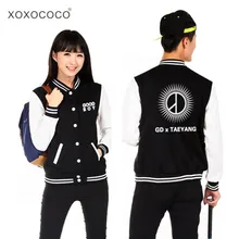 hoodie kpop bigbang BIGBANG baseball uniform GD same Sweatshirts Good Boy couple fleece jacket made exo Clothes bts V Coat Shirt