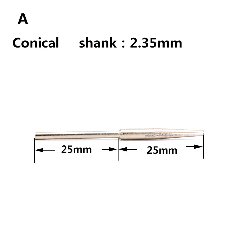 10 шт. 2,35/3 мм хвостовик 50 мм зажим наждачной бумаги разделенные оправки длинный абразивный держатель зажим стержень резной точки для вращающейся шлифовальной машины Dremel