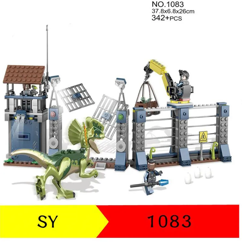 Jurassic Tyrannosaurus Indominus Rex Indoraptor World Park 2 строительные блоки фигурки динозавров игрушки совместимы с - Цвет: 1083