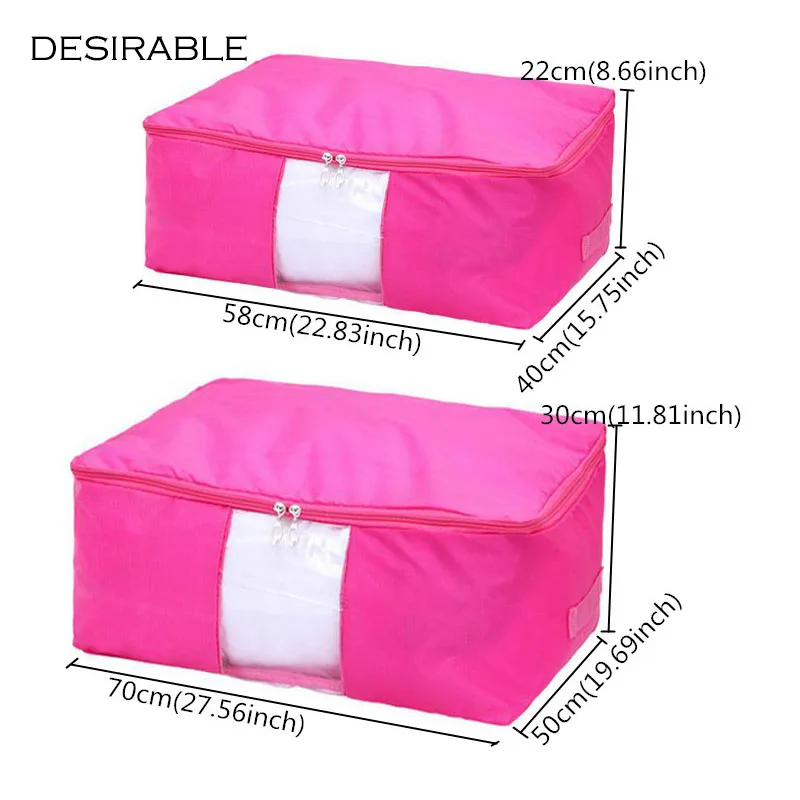 DEAIRABLE تخزين اللحاف أكياس أكسفورد التخزين أكياس L XL المنزل تخزين تخزين حقائب المنظم ل D 'Waterproof مجلس الوزراء