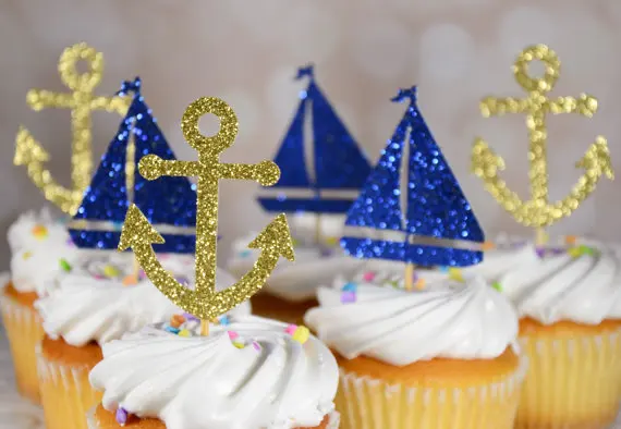NUOBESTY 2 Set di Cupcake Topper in Carta da Circo per Cupcake Raccoglie Decorazioni per Dolci per la Festa di Compleanno