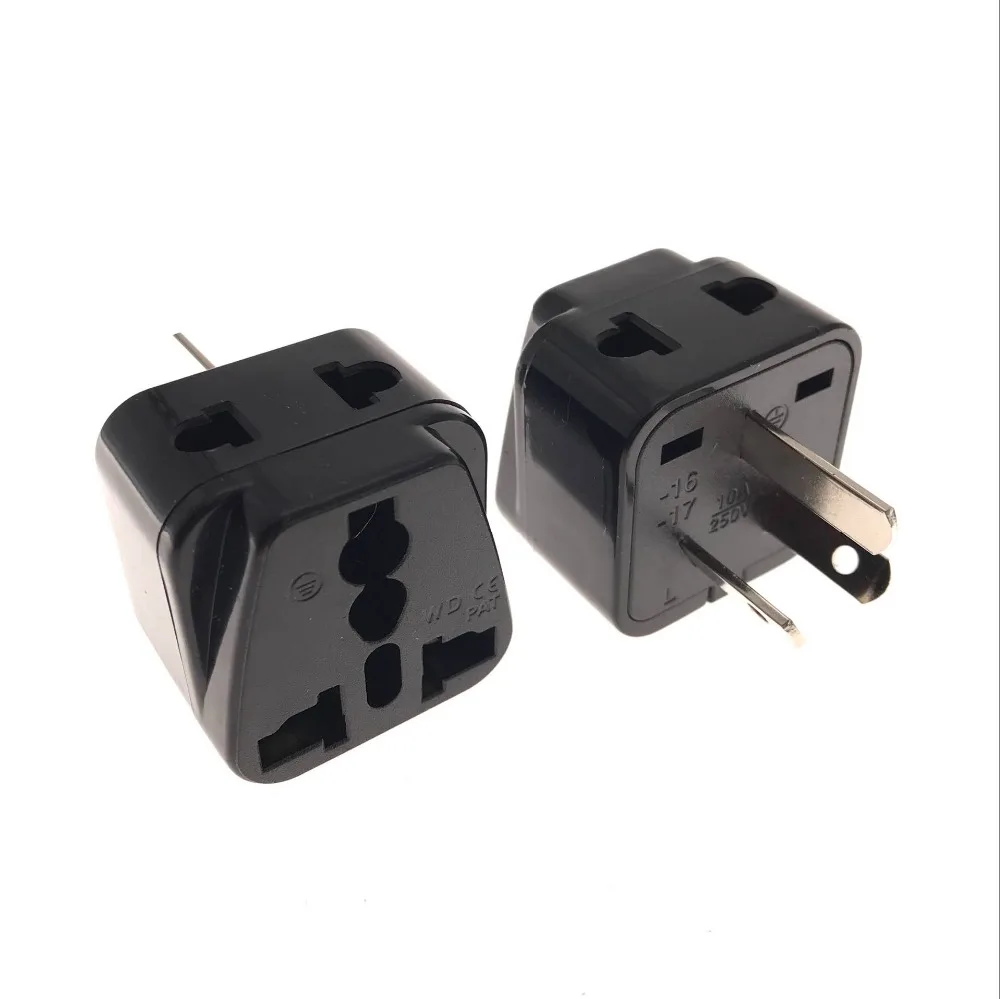

Australia New Zealand to Universal USA/EU/UK 3Pin Power Travel Adapter Electric Plug Converter Socket 10A/250V White/Black