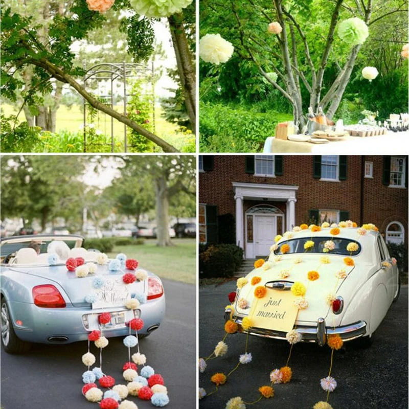 1 шт. бумажные цветы 6 дюймов 15 см|tissue paper pom poms|paper pomstissue |