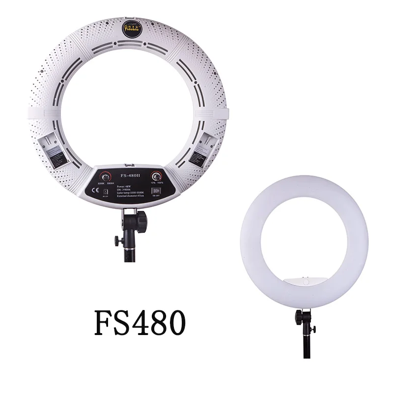 

Genuine Yidoblo White FS-480II led lamp led light makeup light ring lamp