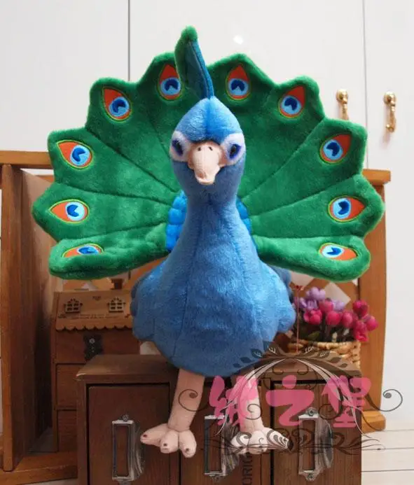peluche de pavo real
