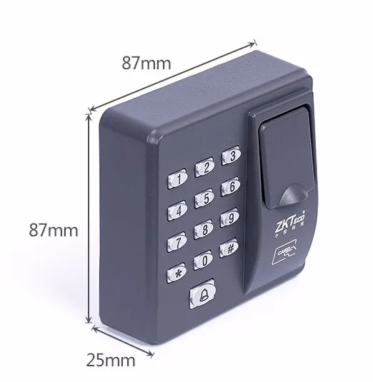 

New Arrival Fingerprint and 13.56 MHZ IC Access Control System ZK Door Security Management Controller Door Lock Opener