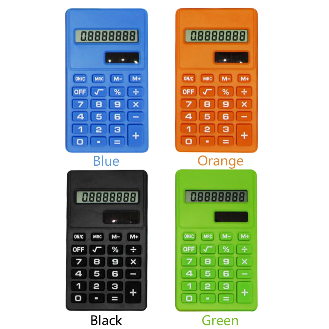 Etmakit الساخن الكرتون البسيطة حاسبة 8 أرقام العرض المزدوج امدادات الطاقة لطيف الحلوى Calculadora الشمسية Hesap Calculatrice Solaire