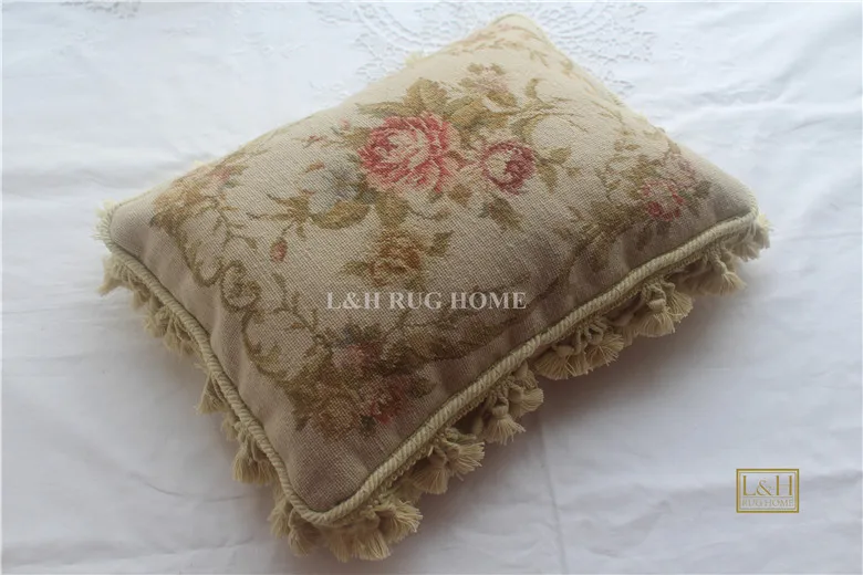 15 к 1" X 16" тонкая шерстяная наволочка для подушки ручной работы с цветочным дизайном без вставки