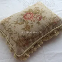 15 к 1" X 16" тонкая шерстяная наволочка для подушки ручной работы с цветочным дизайном без вставки