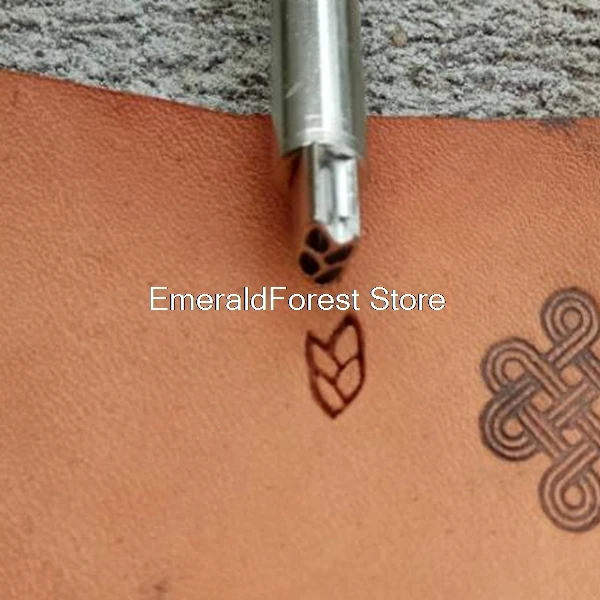 

Leather carving printing tools DIY hand tools, carved steel new prints, decorative patterns, grain veins.