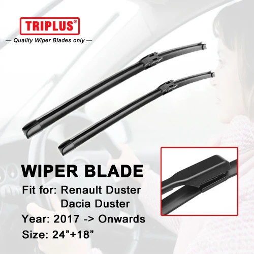 Wiper Blade for Renault Dacia Duster (2017-Onwards) 1set 24\ Wiper Blade for Renault Dacia Duster (2017-Onwards) 1set 24\