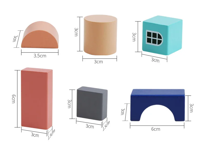 133 шт геометрические формы, собранные строительные Городские Сцены, игрушка деревянные кубики, Детские Ранние развивающие игрушки для детей, подарок на день рождения