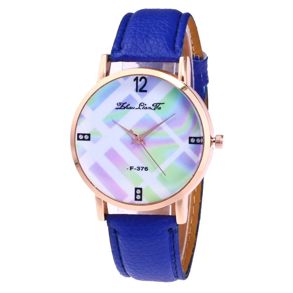 Women's Gifts Fashion Casual Leather Strap Analog Quartz Round Watch Women's Gifts Fashion Casual Leather Strap Analog Quartz Round Watch