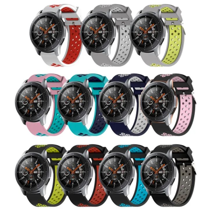 Ремешок для Samsung Gear S3 S2 sport Frontier Classic galaxy Watch active 42 мм 46 huami amazfit bip 22 20 huawei GT 2 50