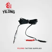 YILONG 1 шт. зажим шнур импортный силиконовый зажим цена для тату машина пистолет источник питания