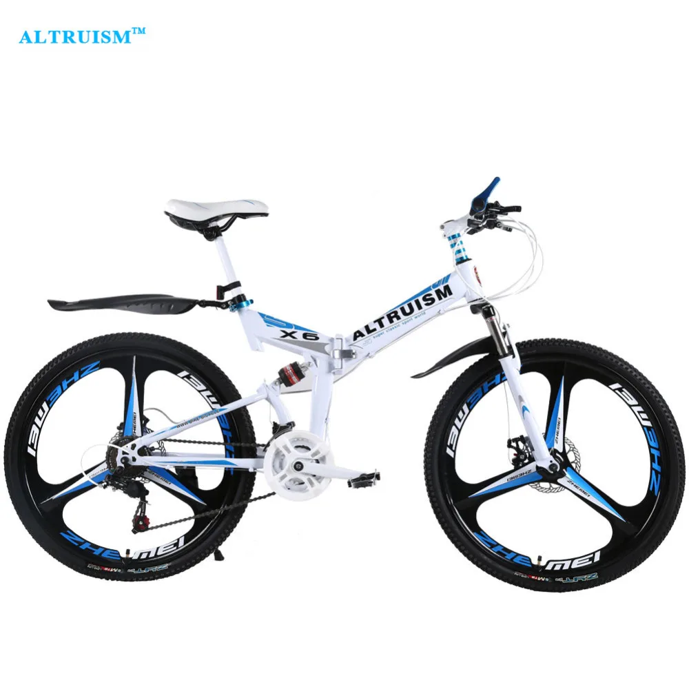Excellent Altruism X6 24 Speed Aluminum Mountain Bike 26 Inch Steel Disc Brake Road Bike Bicycle  Racing Suspension Bicycles Bicicleta 2