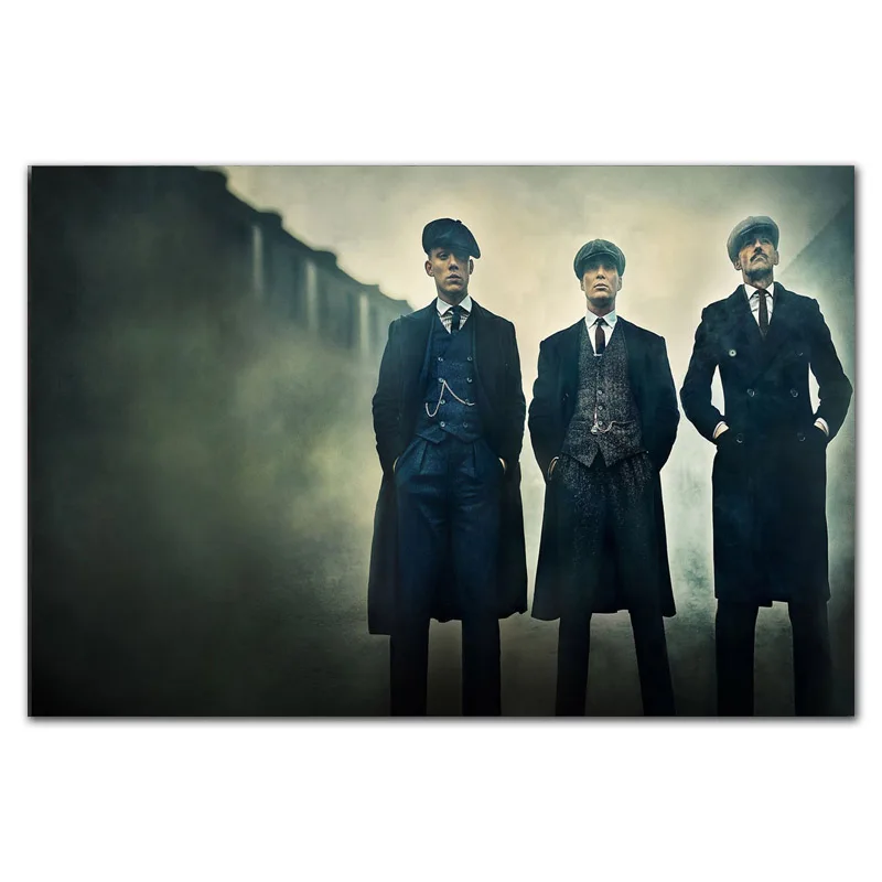 Peaky bliners Cillian Мерфи ТВ-шоу художественный постер Картина Настенная картина домашний декор, плакаты и принты - Цвет: 0009