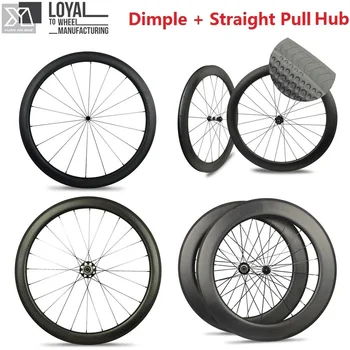 

Dimple Tubular Carbon Road Bike Wheel 45mm 50mm 58mm 80mm Japan Toray T700 Carbon Fiber Bicycle Wheel Taiwan Ceramic Hub