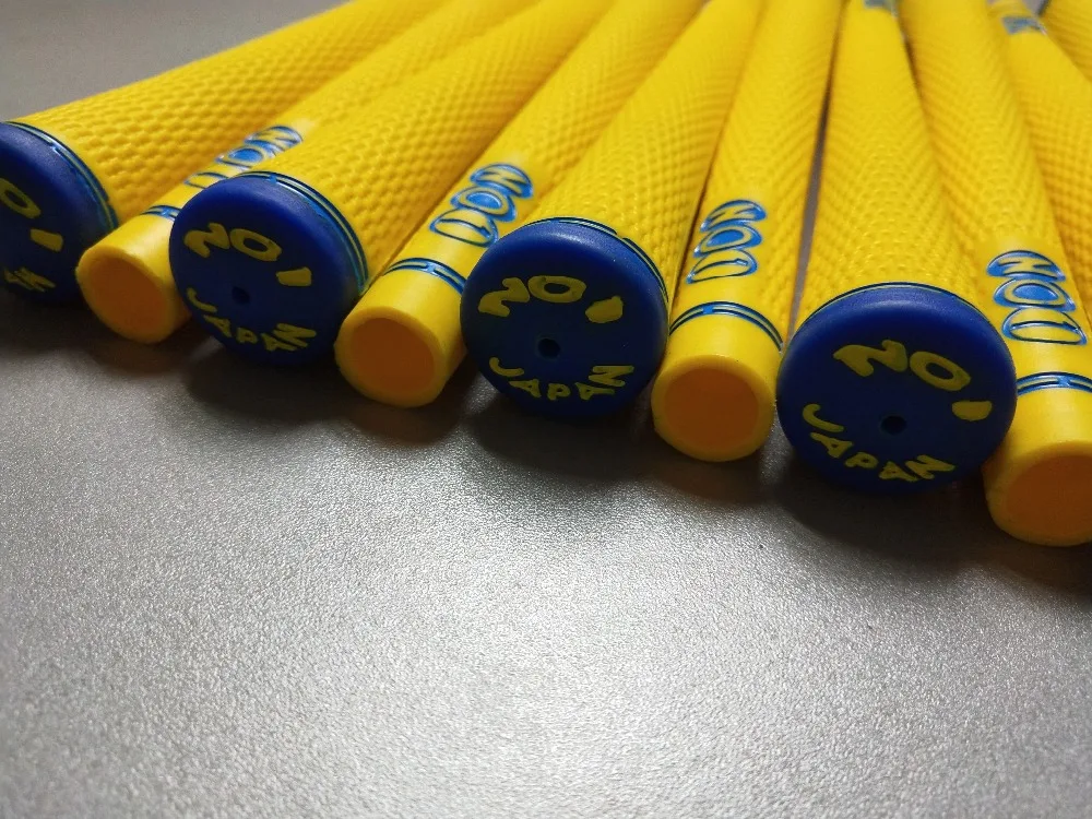 جديد 10 قطعة/المجموعة no1 الأصفر و الأزرق مقابض لعبة الغولف شحن مجاني جديد 10 قطعة/المجموعة no1 الأصفر و الأزرق مقابض لعبة الغولف شحن مجاني