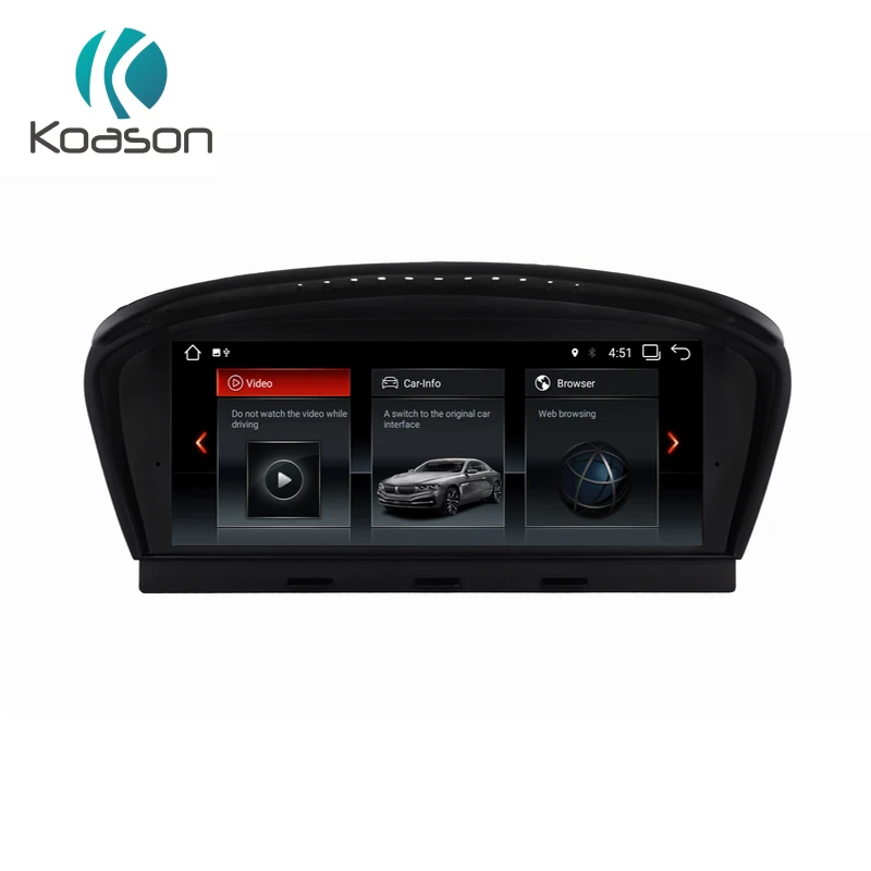 Top Koason Vehicle gps navigation For BMW 5 Series E60 E61 E62 8.8" Screen Android 7.1 Wifi/BT Audio Video Car Multimedia Player 1