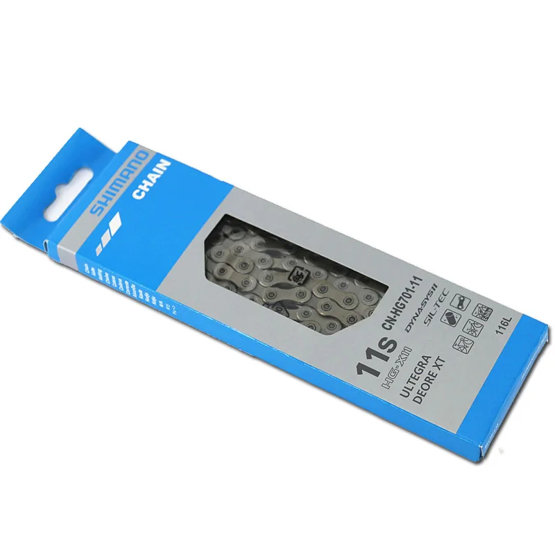 Flash Deal SHIMANO CN HG701 11S Speed Chain 116L Link for XT M8000 & Ultegra 6800 MTB Mountain Bike and ROAD Bicycle Part 0