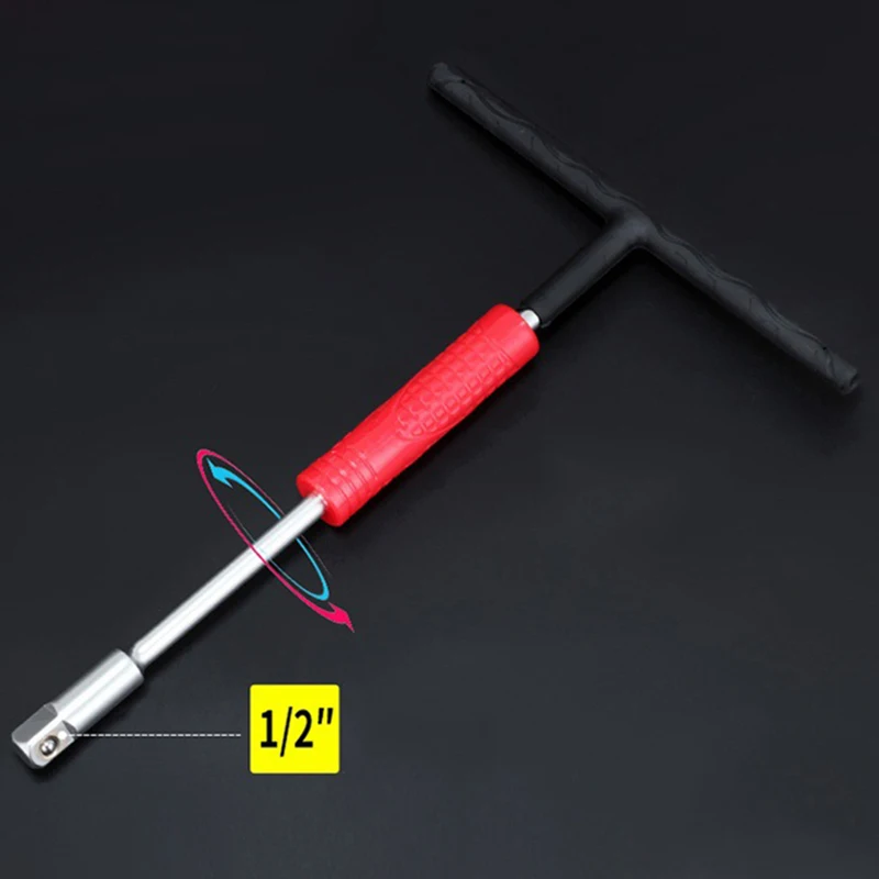 

New Type 1/4 inch 3/8 inch 1/2 inch T-Type Socket Wrench Extension Rod Drive Impact Socket Sliding Extension Bar Hand Tools