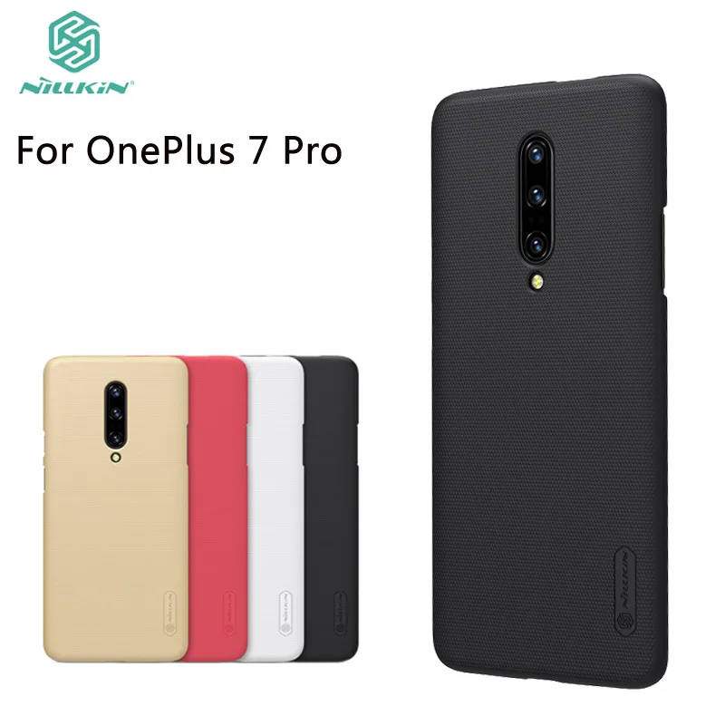 

Nilkin For OnePlus 7 Pro Case Cover Nillkin Frosted Shield Hard PC Back Phone Cover For OnePlus 7 Pro