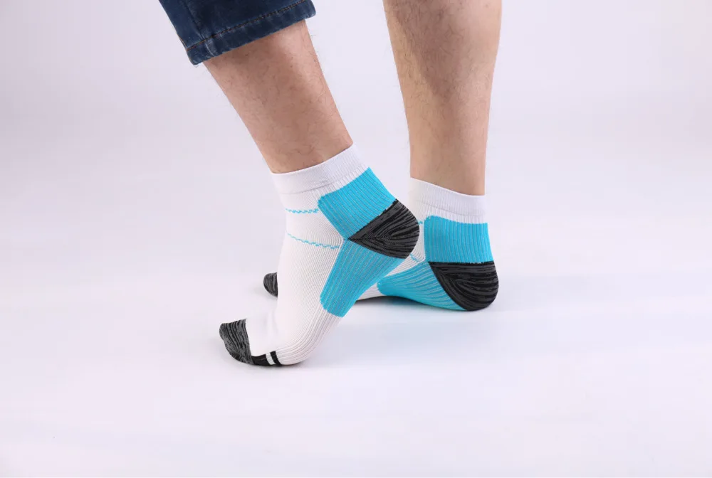 Летние популярные Компрессионные носки, короткие, невидимые, дышащие, для спорта на открытом воздухе, спортивные, нейтральные, для мужчин и женщин, harajuku, белые