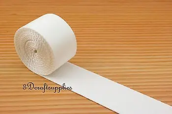 

5 yards 1.5 inch(38mm) heavy weight nylon webbing for key fob strap white ZA94